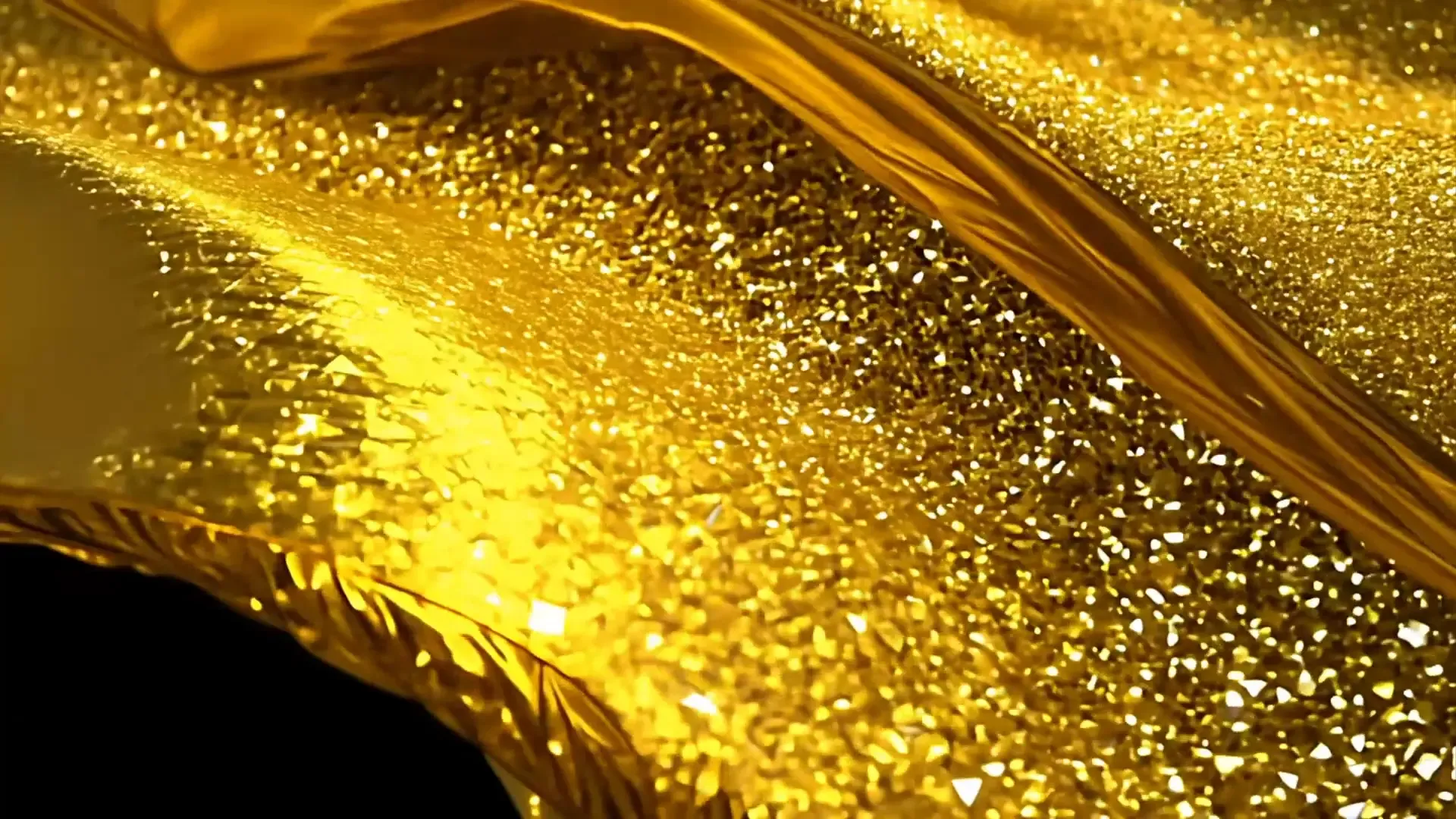 Luxury Gold Fabric Background for Premium Brand Videos